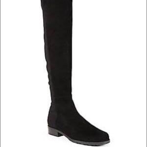 simmie | samira black suede over the knee boots